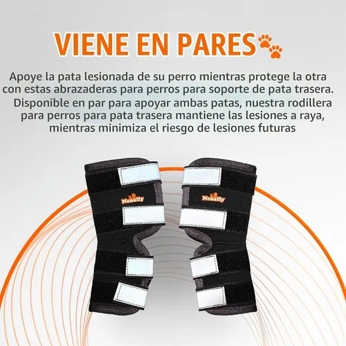 Vista 7 de NeoAlly® - Soporte de pierna trasera, soporte de pierna de perro para pierna trasera, soporte de tobillo y soporte para patas traseras, soporte