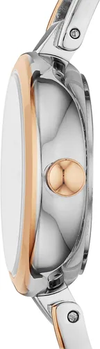 Vista 3 de DKNY Reloj de vestir inspirado en joyas de acero inoxidable Crosswalk para mujer
