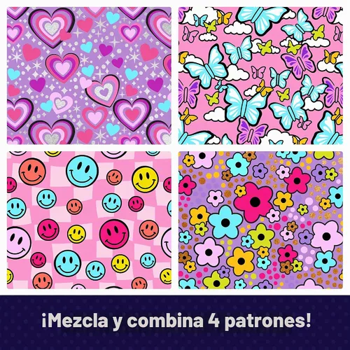 Vista 4 de Cool Maker, GO GLAM Studio Kit de Uñas, Estiliza 200 Uñas, 4 Diseños, 2 Aplicadores de Esmalte y Máscara (El Empaque Puede Variar), Artes