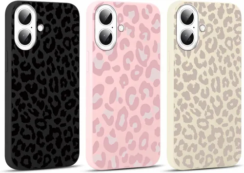 Vista 9 de Paquete de 3 Lindas Fundas con Estampado de Guepardo para iPhone 7/8/SE 2020/SE 2022 de 4.7", Fundas de Diseño Estético de Leopardo de Silicona