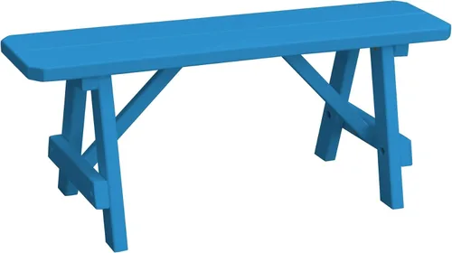 Vista 100 de Furniture Barn USA Pine - Banco tradicional de 2 pies, color negro