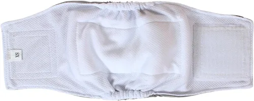 Vista 8 de Pañales envolventes reusables para perros machos, banda para barriga para cachorros lavable, Teamoy