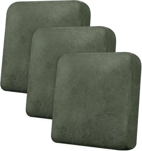 Vista 104 de Funda de cojín para sofá con aspecto de cuero, 1 unidad, elástica, para sala de estar, funda de cojín individual para sofá, protector de asiento