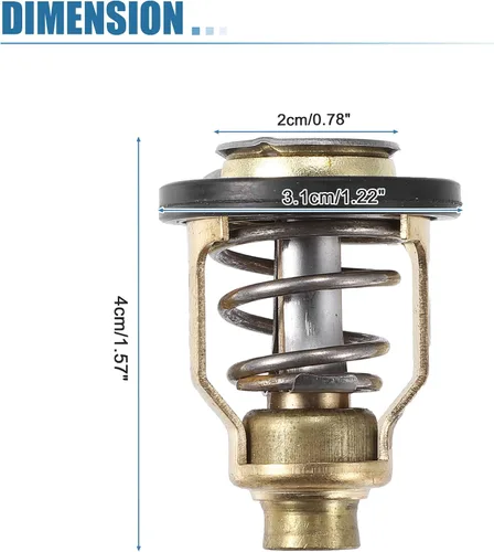Vista 6 de X AUTOHAUX Kit de termostato marino 60C 140F con sello para Suzuki fueraborda DF80-DF300 para Yamaha Fueraborda F75-F150 HP Termostato Comp Water 60