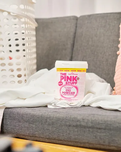 Vista 4 de The Pink Stuff Miracle - Removedor de manchas en polvo para ropa blanca, 35.2 onzas, 2