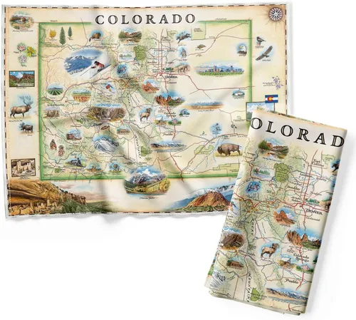 Vista 13 de Xplorer Maps 1000 Islands Map - Toalla decorativa de harina para cocina, 100% algodón, 18 x 24 pulgadas