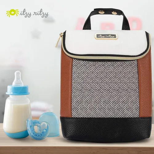 Vista 6 de Itzy Ritzy Bolsa aislada para botellas, capacidad para 3 biberones de leche
