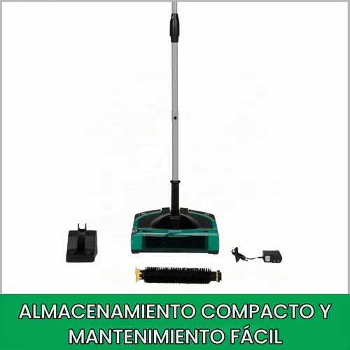 Vista 6 de Bissell Comercial BG9100NM Escoba recargable sin cables, Verde