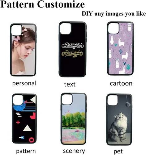 Vista 7 de JUSTRY 10 fundas para teléfono de sublimación compatibles con Apple iPhone 11 (6.1 pulgadas 2019), fundas para teléfono imprimibles en blanco