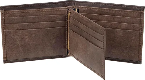 Vista 3 de Dockers Mens piel Capacidad extra Slimfold Bifold Wallet