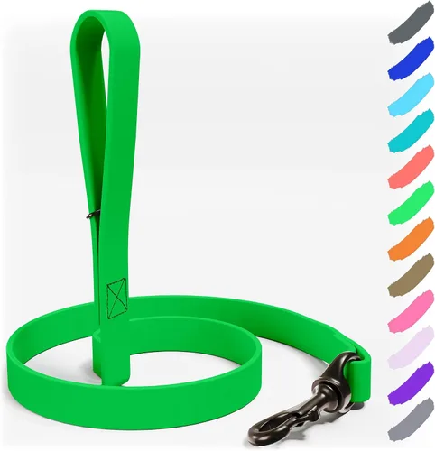 Vista 18 de Biothane - Correa para perro extra resistente, fabricada en Estados Unidos, correas impermeables para perros grandes, medianos y pequeños, correa