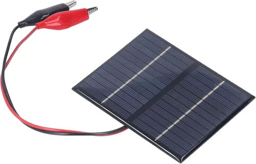 Vista 8 de Omabeta 1.5W 12V Panel solar, panel solar ligero portátil de salida de alta eficiencia de polisilicio para cargador de batería