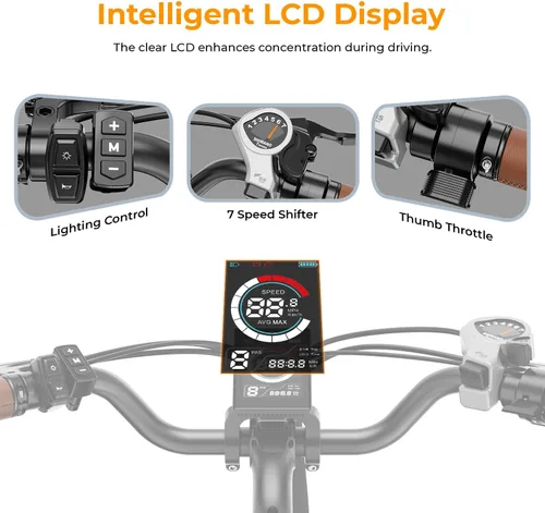 Vista 5 de Heybike Bicicleta eléctrica Cityscape 2.0 para adultos con motor de pico de 1200 W, batería extraíble de 468 Wh, bicicleta eléctrica de 50 millas