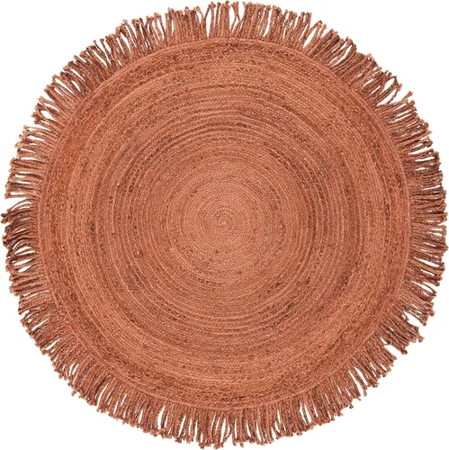 Vista 9 de SAFAVIEH Colección trenzada - Alfombra redonda de 3 pies, color beige, yute hecho a mano, ideal para la entrada, vestíbulo, dormitorio (BRD259B-3R)
