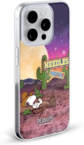 Vista 2 de Head Case Designs Funda de gel con licencia oficial de Peanuts Nebula Cactus Needles Snoopy Space Cowboy [protección de grado militar] compatible