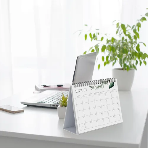 Vista 2 de Calendario estético de escritorio 2026 – Funciona hasta diciembre de 2026 – Hermoso calendario de escritorio pequeño para una fácil organización