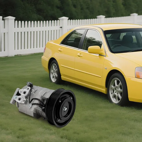 Vista 4 de Compresor de CA y embrague CO 28003C para 2003-2007 Hon-da Accord 2.4L 38810RAAA01 Fast Cooling AC Compressor with Clutch Replace for CO