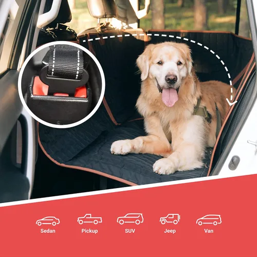 Vista 9 de Owleys Cinturón de seguridad para perros - Arnés de cinturón de seguridad para perro para automóvil - Correa de seguridad para perros - Cinturón