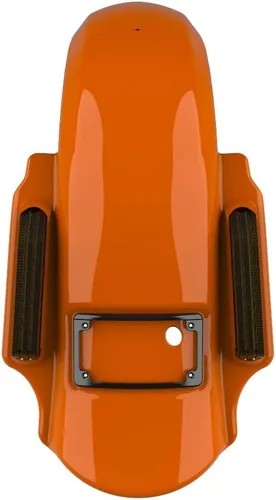 Vista 43 de Advanblack Dominator - Guardabarros trasero estirado para Harley Davidson Touring 2014+, deslizamiento de treet, Road Glide