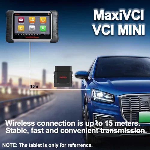 Vista 3 de Autel MaxiVCI VCI Mini OBD2 Escáner Bluetooth Interfaz de Comunicación Universal Equipo de Funciones de Diagnóstico OEM Funciona con Autel Escáner