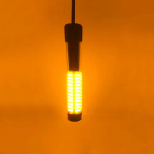 Vista 8 de SAMDO IP68 Lámpara LED submarina de 12V para pesca, luz de 1080 lúmenes que atrae peces, luz para pesca nocturna de 10.8W