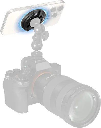 Vista 10 de SMALLRIG 5156 - Soporte magnético de metal para teléfono con zapata fría