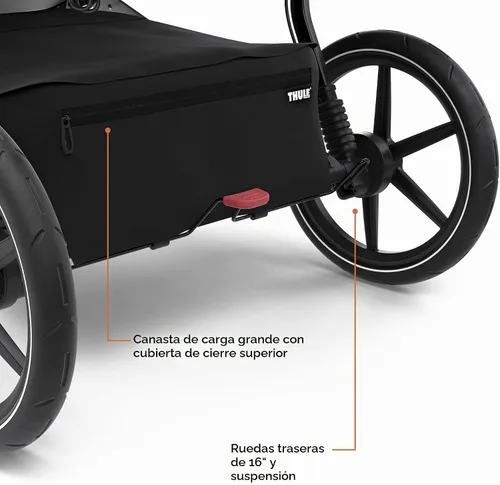 Vista 4 de Thule Urban Glide 2 - Cochecito para correr