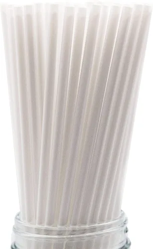 Vista 9 de Paquete de 250 pajitas de plástico sin envolver sin BPA para batidos y Boba (color negro, 8.5 x 0.50 pulgadas)