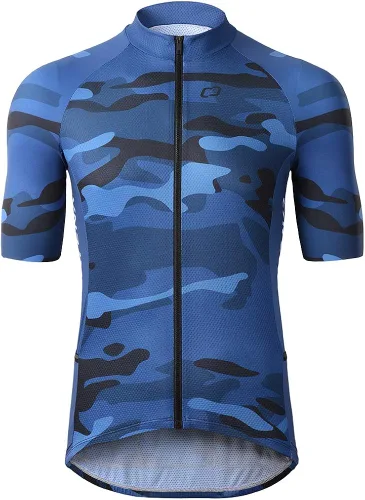 Vista 2 de CATENA Maillot de ciclismo para hombre, transpirable, manga corta, ropa de bicicleta, secado rápido