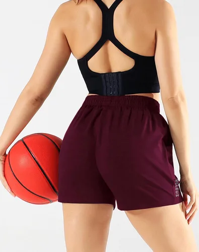 Vista 49 de NELEUS Pantalones cortos de correr ligeros para mujer, pantalones cortos atléticos de entrenamiento para yoga con bolsillo