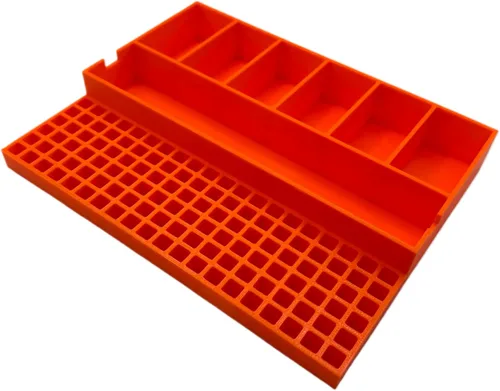 Vista 5 de TOOLCRAFT3D Soporte de brocas de impacto diseñado para DEWALT Medium ToughCase (7 compartimentos + 120 bits) Solo inserto (negro)