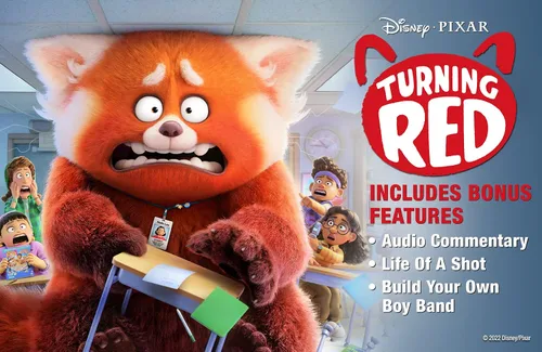 Vista 4 de Disney Pixars Turning Red Blu-ray 2022 Region Free