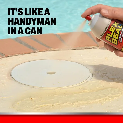 Vista 3 de Sellador líquido de goma en una lata Flex Seal Colors, de As seen on TV, 14 onzas., FSTANR20