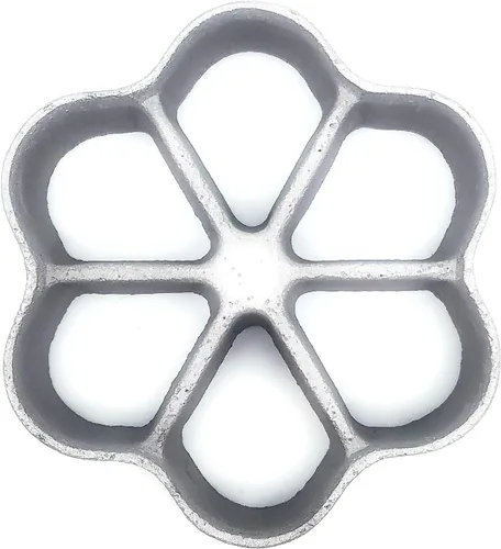 Vista 6 de Molde escandinavo de roseta Achappam, molde para buñuelos, fabricante de rosetas, herramienta de galletas de roseta, molde de aluminio fundido