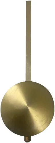 Vista 4 de 1 mecanismo de movimiento de péndulo de reloj dorado, pieza de reparación de repuesto tradicional (dorado)