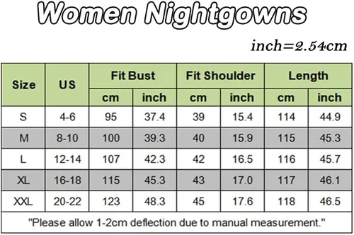 Vista 6 de Camisones victorianos de manga larga con bordados con botones para mujer, con volantes, lindo vestido de dormir, pijama, tallas S-XXL