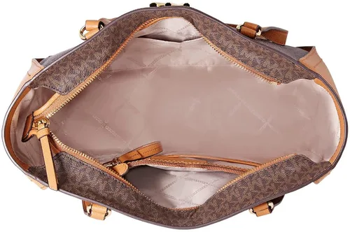 Vista 5 de MICHAEL Michael Kors Sylvia - Bolso de mano para mujer con logotipo de medios mixtos