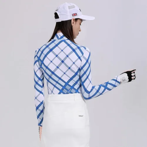 Vista 4 de COOUV Camisa de compresión deportiva de seda de hielo súper fina con protección solar UV APRANSA UPF50+