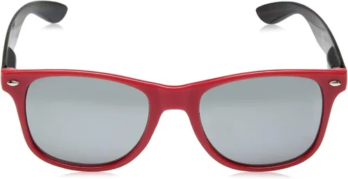 Vista 2 de NCAA Georgia Bulldogs UGA-2 - Templo frontal rojo, lentes plateados, talla única, rojo