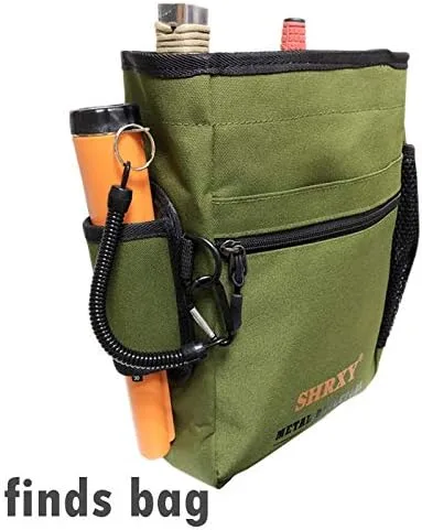 Vista 2 de Bolsa para hallazgos de detector de metales shrxy Bolsa de cintura Digger de herramientas para PinPointer Garrett Detector Xp ProPointer Accesorios