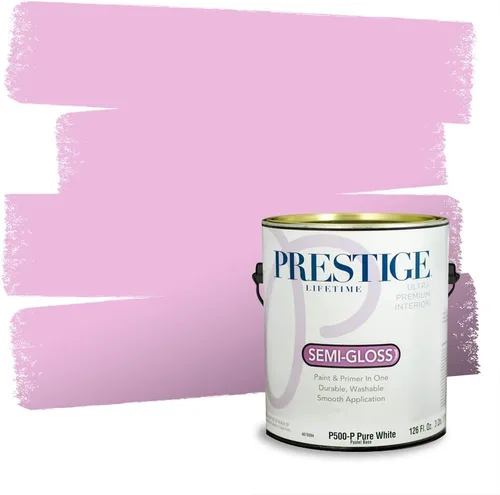 Vista 298 de Prestige Paints Pintura exterior e imprimación en uno, 1 galón, plano, coincidencia comparable de Valspar* Amber Rose*
