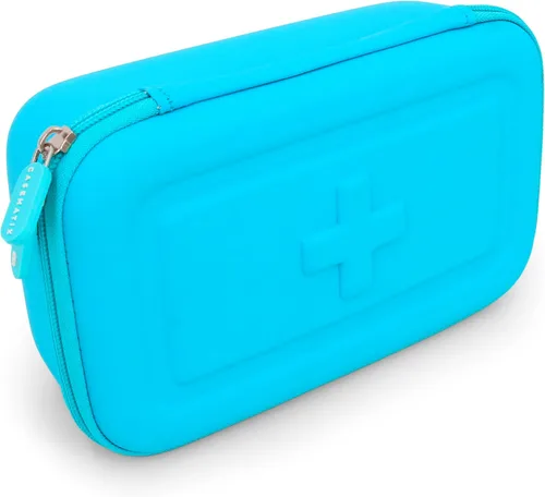 Vista 9 de CASEMATIX Funda para inhalador de asma para viajes, se adapta al espaciador de inhalador de asma con máscara adjunta, soporte para inhalador