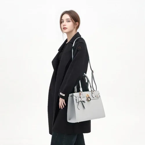 Vista 2 de Qiyuer Bolsos y carteras para mujer Set con asa superior, bolso de hombro, bolso de mano, bolso de trabajo con cartera a juego y monedero a juego 2