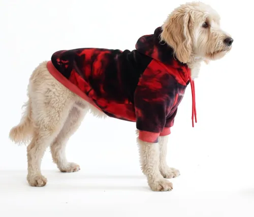 Vista 75 de Spark Paws Sudadera con capucha para perro, suéter de primera calidad para perros pequeños, medianos y grandes Trajes cálidos para bulldogs