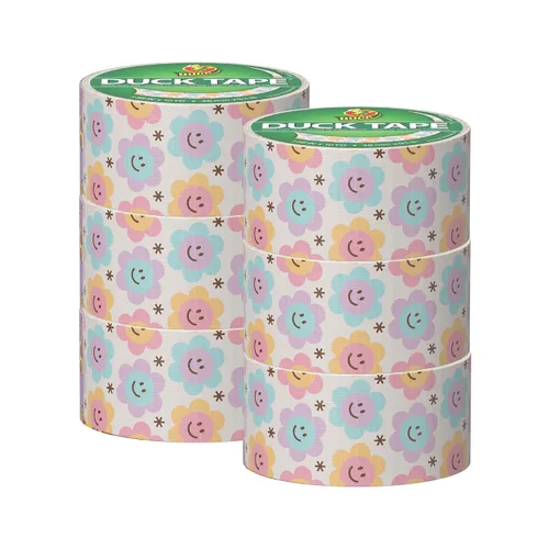 Vista 20 de Duck Brand Cinta adhesiva Duck impresa, 6 rollos, yute (283713_C)