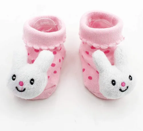 Vista 8 de Pack de 6 calcetines para recién nacidos con diseño de dibujos animados para bebés