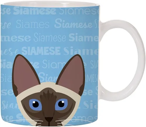 Vista 24 de Adorable diseño de raza de gato taza de café de cerámica de 11 oz (abisinio)