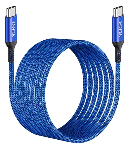 Vista 16 de Cable USB-C a USB-C de 6 pies [2 unidades], Awnuwuy 60W tipo C a tipo C cable de carga rápida para iPhone 15/15 Plus, iPad Pro 3rd, iPad Air 4th