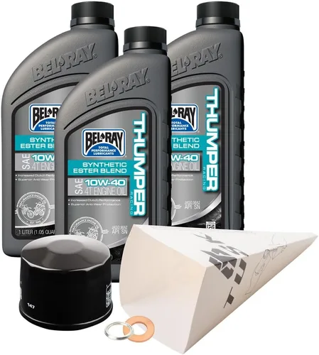 Vista 3 de TUSK Kit de cambio de aceite de 4 tiempos compatible con Yamaha Raptor 660 2001-2005