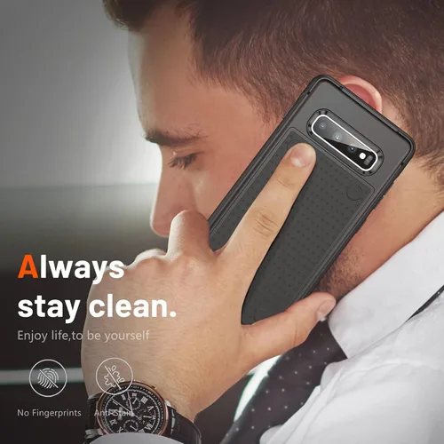 Vista 8 de Funda diseñada para Samsung Galaxy S10 Plus, regalo de grado militar, resistente a las caídas, a prueba de golpes, para Galaxy S10+ Plus